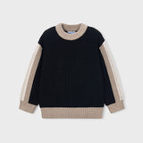 Contrast Detail Sweater