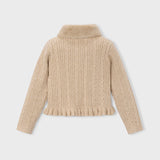 Fur Collar Cardigan