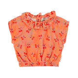 Cherry Checkered Baby Set