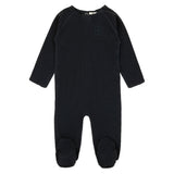 Boys Bamboo Ribbed Footie