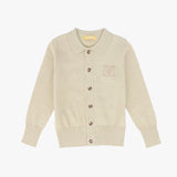 Logo Collared Cardigan