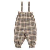 Plaid Baby Overall