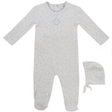 Blue Petit Pois Footie