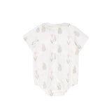 Scattered Floral Collared Romper