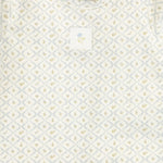Bebe Jolee Light Blue Floral Lattice Footie