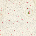 Bebe Jolee Pink Floral Seamed Footie