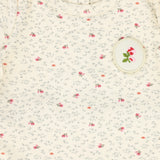 Bebe Jolee Pink Floral Seamed Footie