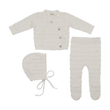 Bris 2 Piece Knit Outfit + Bonnet