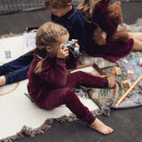 Girls Velour Polo Nightgown