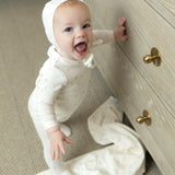 Ivory Boys Little Bundles Footie & Bonnet