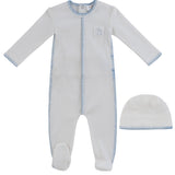 Blue Bunny Rib Footie