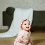 Pink Toile Footie