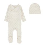 Boys Diamond Dot Footie Set