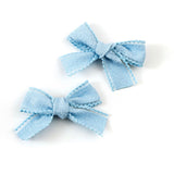 Esmae Lace Trimmed Linen Double Clip Set