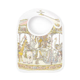 Atelier Choux Pink Carousel Satin Bib