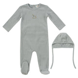 Blue Rocking Horse Romper