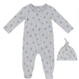 Blue Up & Away Footie