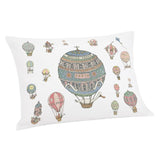 Atelier Choux Hot Air Balloons Satin Cushion