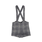 Plaid Print Overall