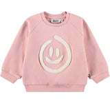 Girls Disc Smiley Sweatshirt