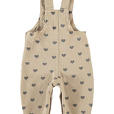 Hearts Print Dungarees