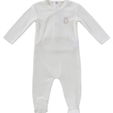 Stone Teddy Wrap Footie