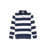 Wide Stripe Collar Polo