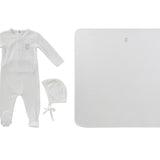 Stone Teddy Wrap Footie