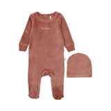 Rose Stay Cozy Footie