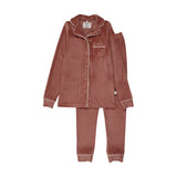 Pink Velour Grandpa PJ