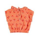 Cherry Checkered Baby Set