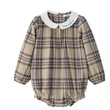 Plaid Girl Romper