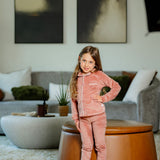 Pink Velour Grandpa PJ