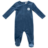 Blue Trio Bebe Romper