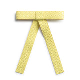 Poppy Braided Woven Patent Long Tail Clip