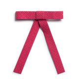 Poppy Braided Woven Patent Long Tail Clip