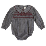 Plaid Edition Girls Romper