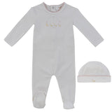 Pink Mini Royals Cotton Footie
