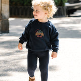 Plaid Detail Boys Sweatshirt