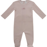 Pink Carrera Pinstripe Footie