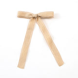 Esmae Lace Trimmed Linen Longtail Clip