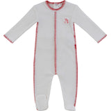 Red Bunny Rib Footie