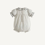 Black Stripes Agapi Romper