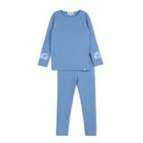 Blue Inside Seams Patch PJs