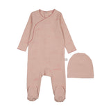 Pink Toile Footie