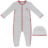 Red Bunny Rib Footie