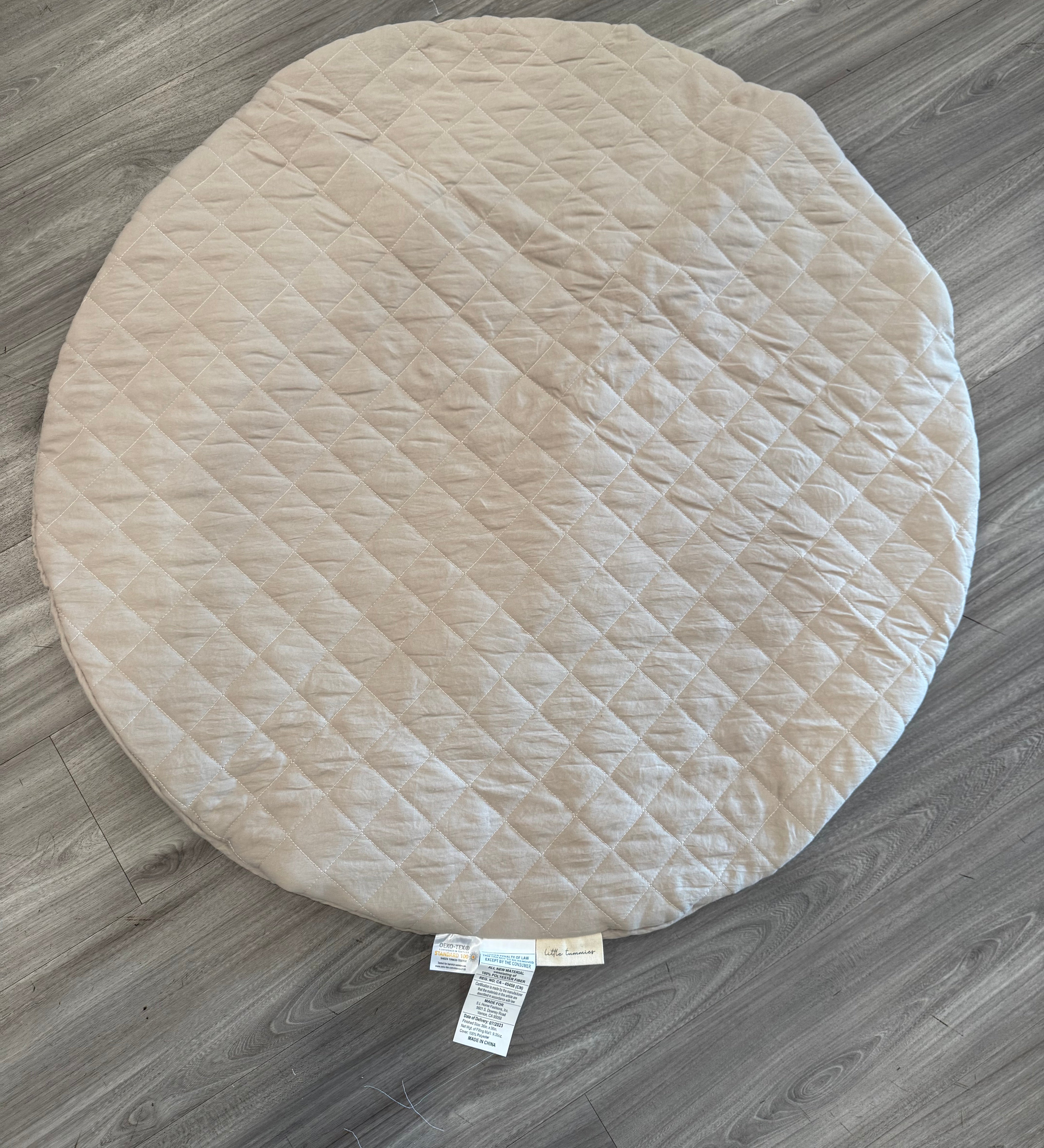 Monogrammed Tummy Time Mat