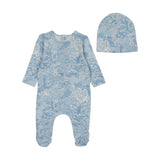 Cafe Blue Botanical Footie