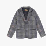 Plaid Print Blazer