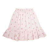 Cherries Print Long Skirt